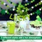 3 Pack St. Patrick's Day Felt Ball Garlands, 6.6 FT Lucky Pom Pom Shamrock Garlands, Green Felt Ball Garlands Banner, Irish Themed Party Favors for St. Patrick's Day Mantle Home Supplies Decorations